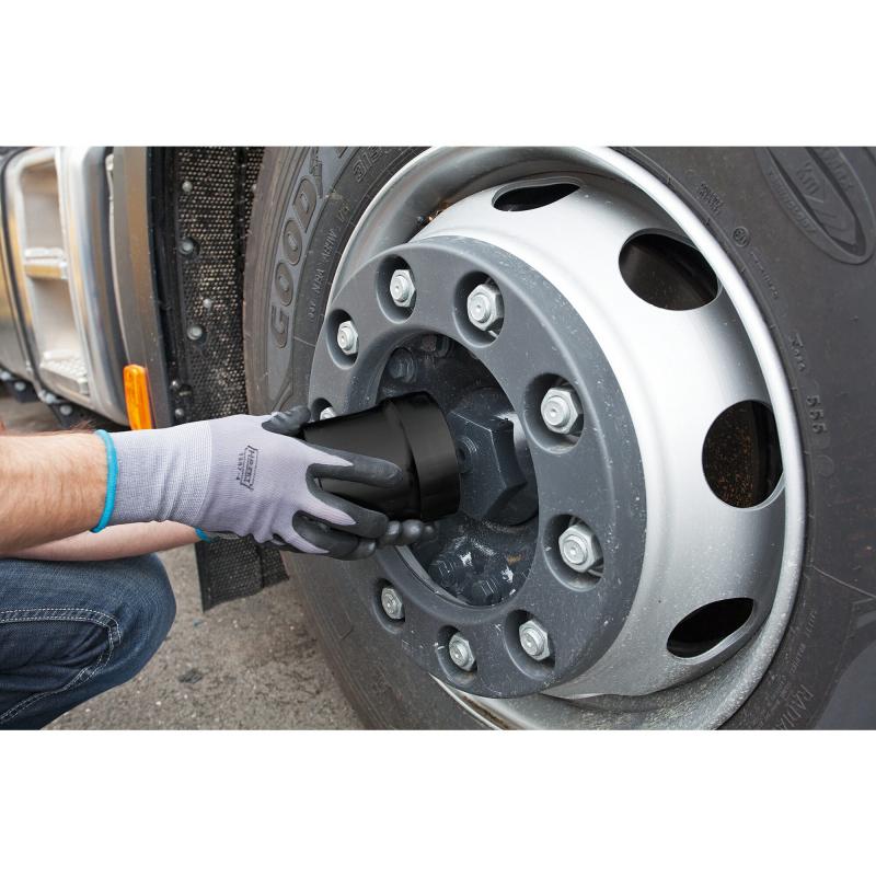 Hazet 4937-95 Commercial Vehicle Oil Caps / Axle Nut Sockets, 95mm