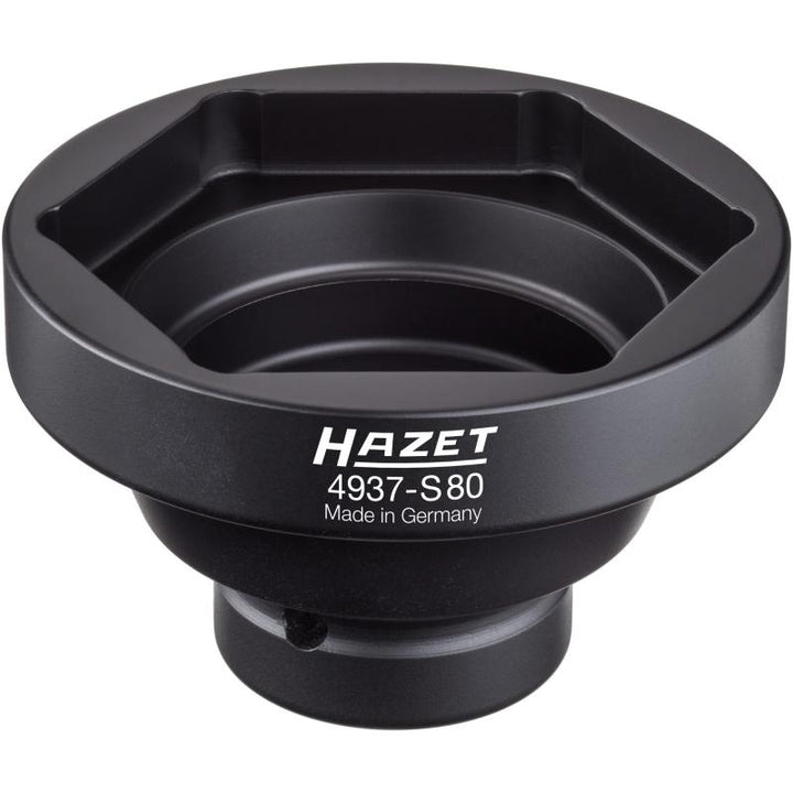 Hazet 4937-S80 Commercial Vehicle Axle Nut Socket, 80mm