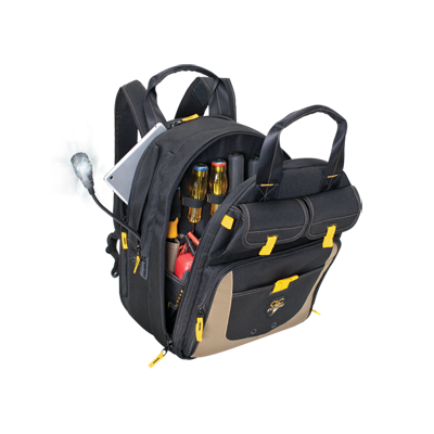 CLC ECPL38 E-CHARGE LIGHTED USB CHARGING TOOL BACKPACK