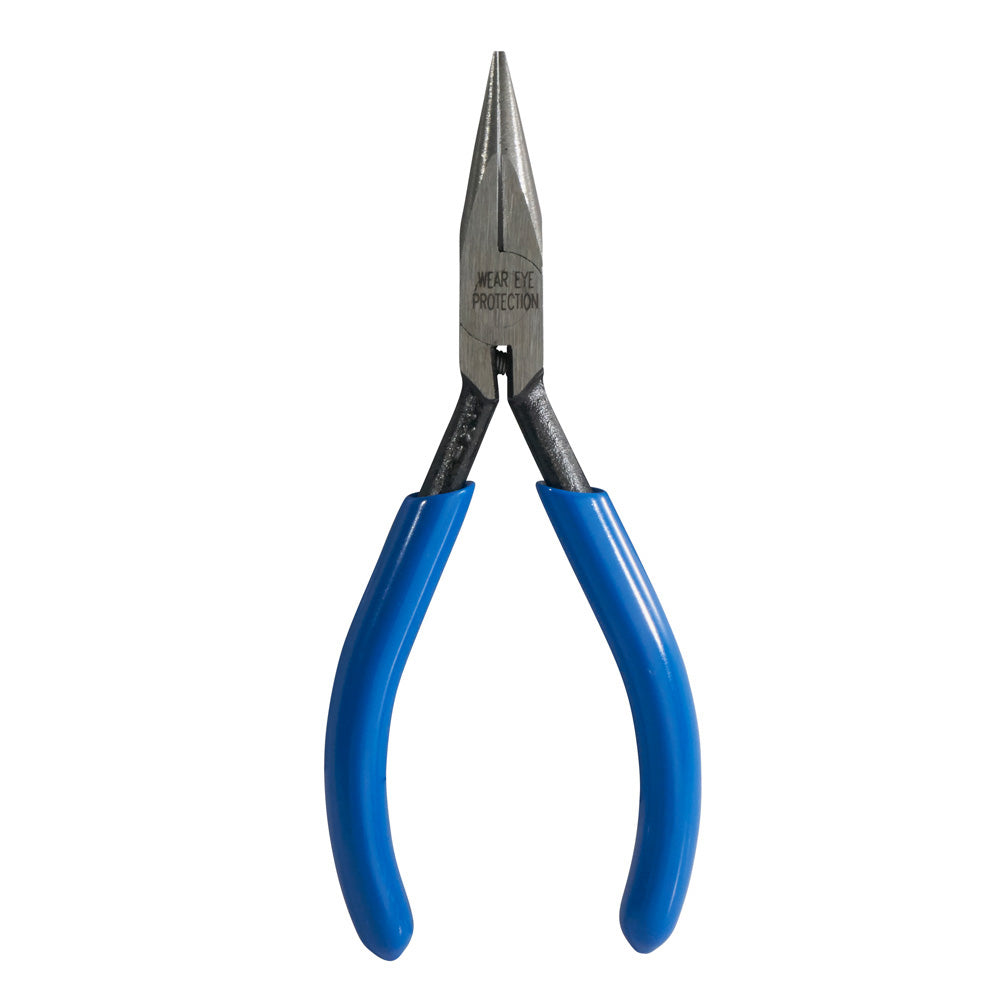 Klein Tools D322-41/2C Electronics Pliers, Slim Long-Nose, Spring, Polished Jaw
