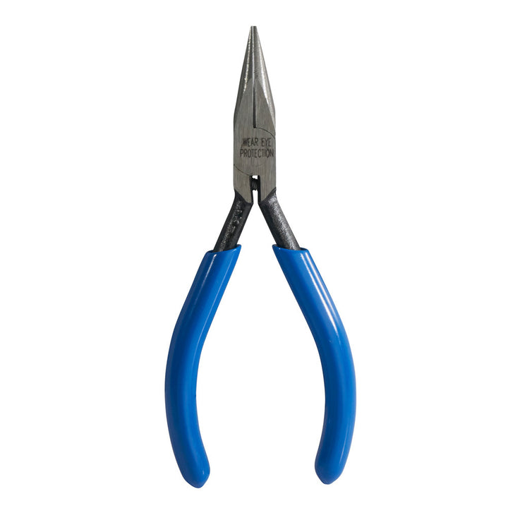 Klein Tools D322-41/2C Electronics Pliers, Slim Long-Nose, Spring, Polished Jaw