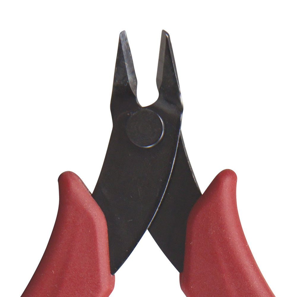 Klein Tools D275-5 Lightweight Flush Cutter, Up to 16 AWG, Grips Designed for Tool Control and Heat Treated For Durability