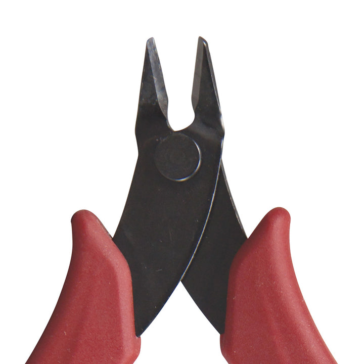 Klein Tools D275-5 Lightweight Flush Cutter, Up to 16 AWG, Grips Designed for Tool Control and Heat Treated For Durability