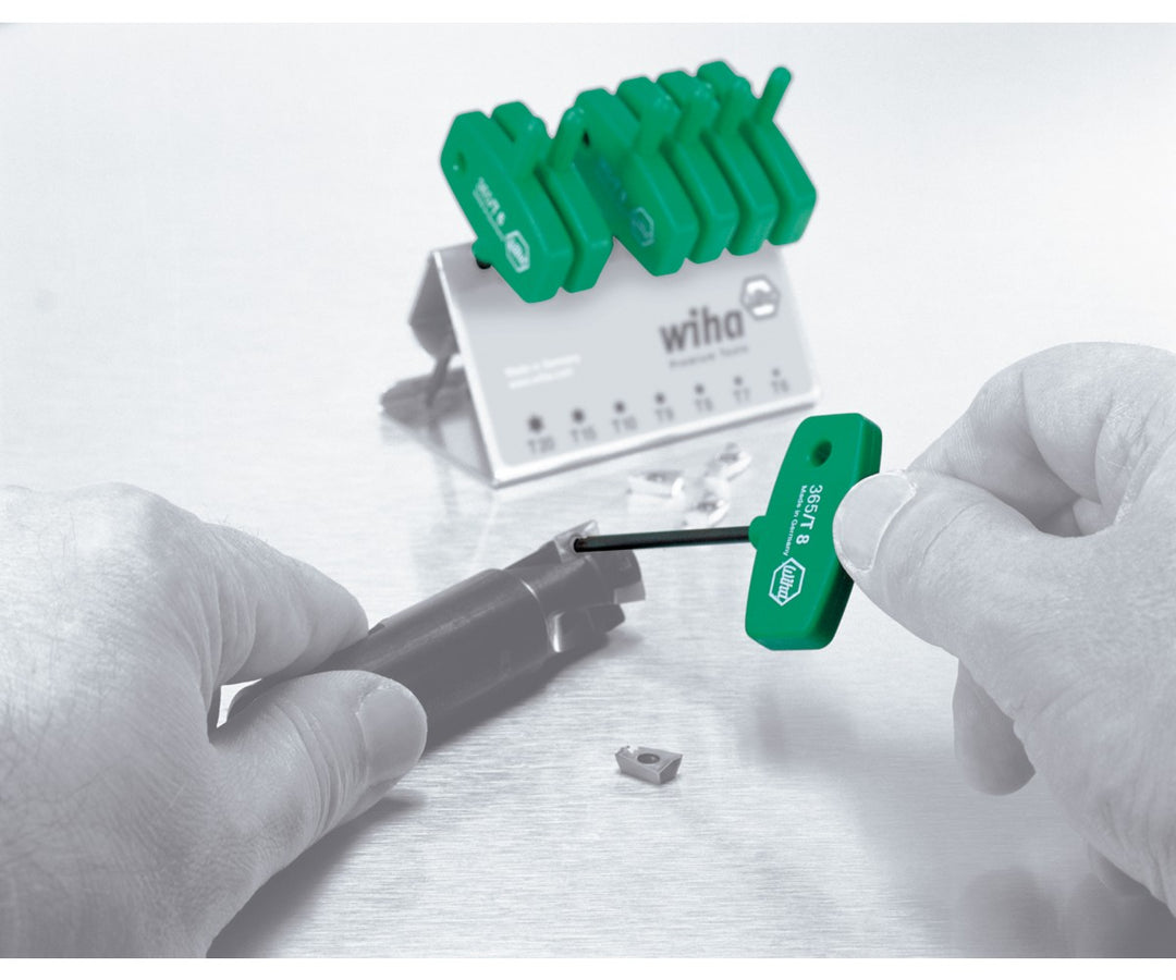 Wiha Tools 36590 Torx Wing Handle 7 Piece Set in Metal Stand