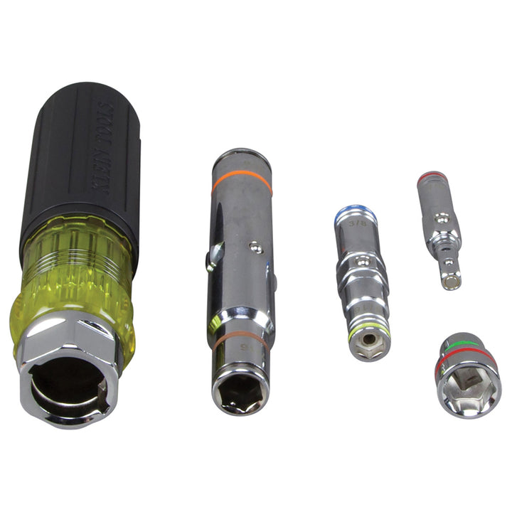 Klein Tools 32807MAG 7-in-1 Nut Driver with Magnetic Driver and Spring Coil Bits