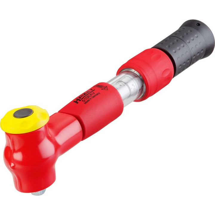 Hazet 5108KV Torque Wrench with Protective Insulation, 2-10 Nm, 10mm (3/8") Square