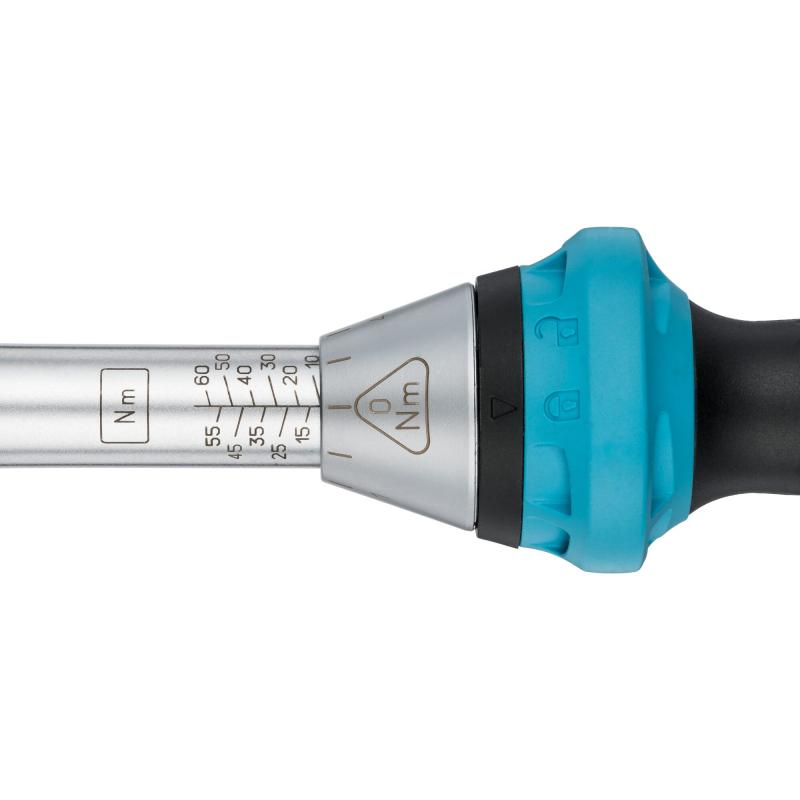 Hazet 5120-3CT Torque Wrench, 10-60 Nm, 12.5mm (1/2") Square