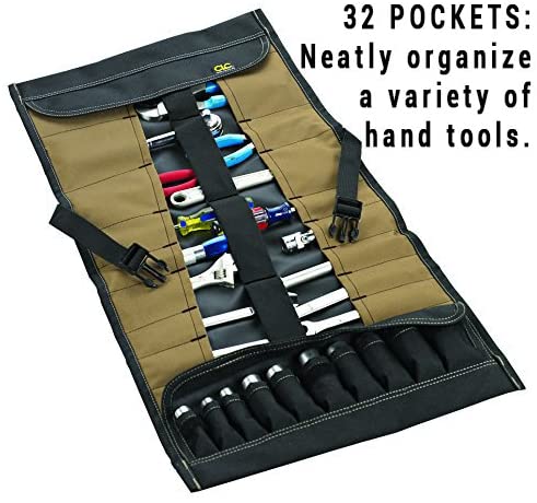 CLC 1173 32 Pocket Socket / Tool Roll Pouch