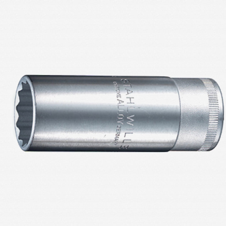 Stahlwille 03020010 51 1/2" Extra Deep 12-pt Socket, 10 mm