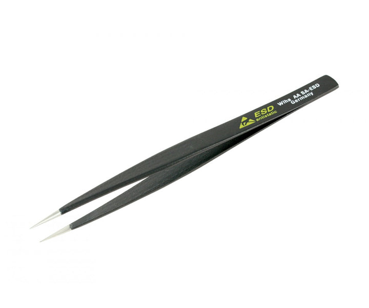 Wiha Tools 44501 ESD Safe Tweezers AA SA - 130mm