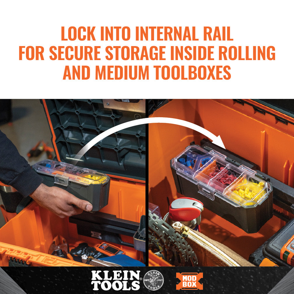 Klein Tools 54815MB MODbox Parts Bin Rail Attachment