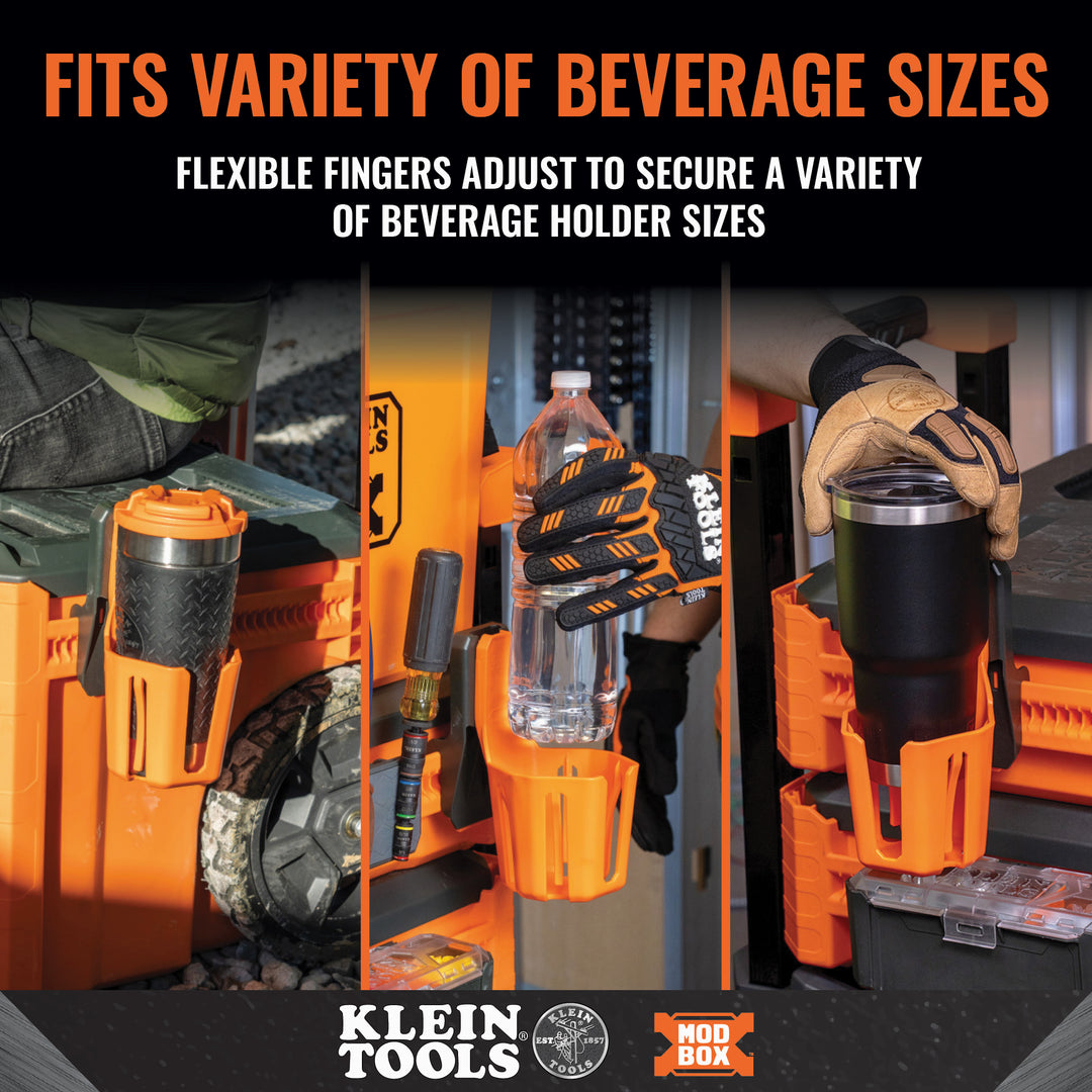 Klein Tools 54817MB MODbox Cup Holder Rail Attachment