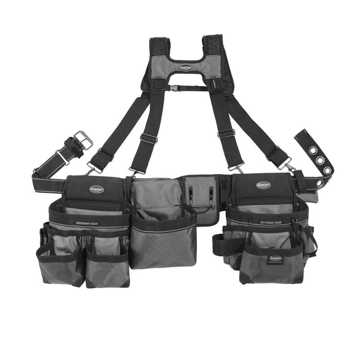 Bucket Boss 55135 Mullet Buster Tool Belt with Suspenders.