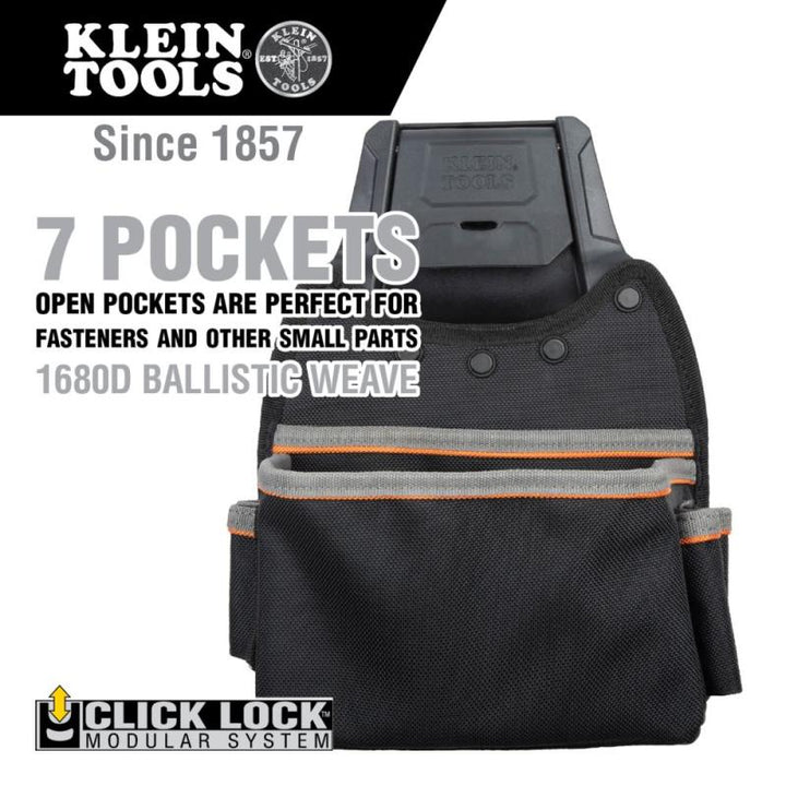 Klein Tools 55913 Modular Parts Pouch with Belt Clip