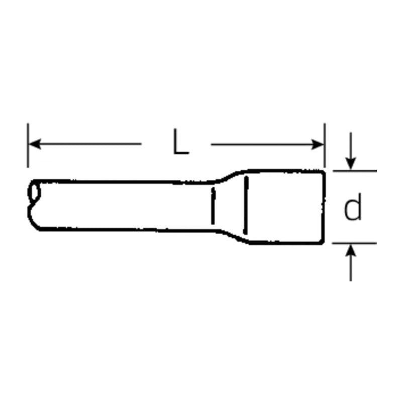 Stahlwille 15010002 559 Extension, 3/4" - 400 mm OAL