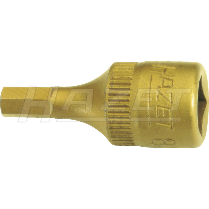 Hazet 8501-5 Hex TiN Screwdriver Socket, 5 mm, 1/4"