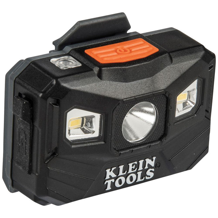 Klein Tools 60347 Hard Hat, Premium KARBN™, Vented Full Brim, Class C with Headlamp