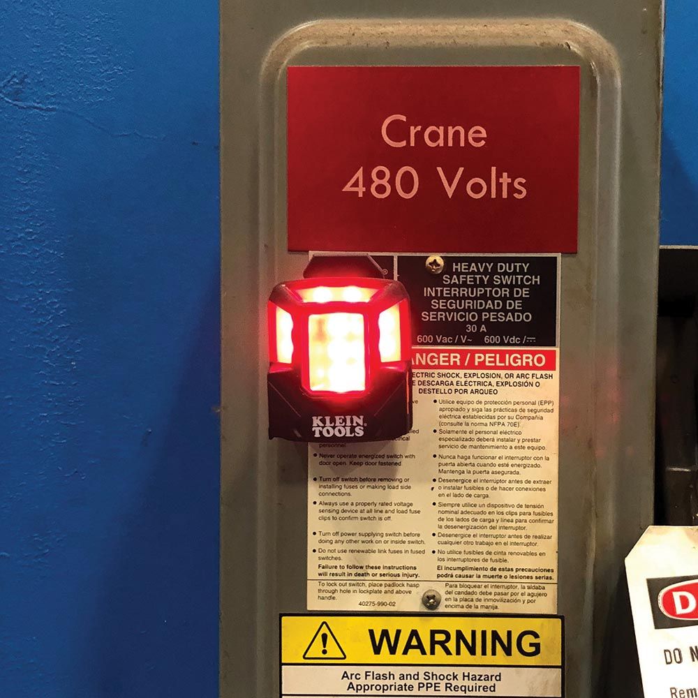 Klein Tools 56063 Rechargeable Safety Lamp with Magnet