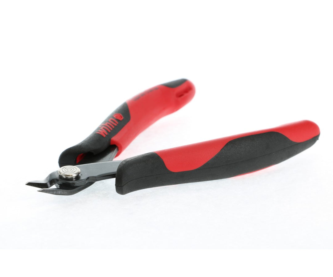 Wiha Tools 56818 Electronic Diagonal Full Flush Wide Pointed Head Cutters