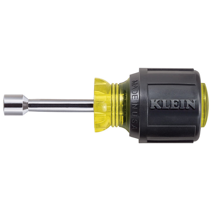 Klein Tools 610-1/4 1/4-Inch Stubby Nut Driver with 1-1/2-Inch Shaft