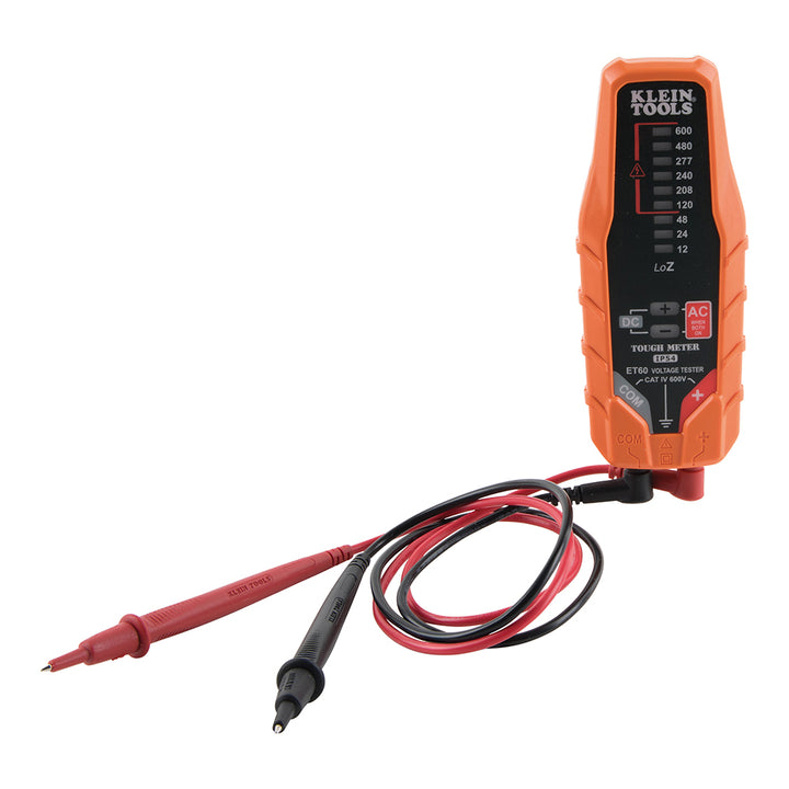 Klein Tools ET60 Electronic AC?DC Voltage Tester, 12 to 600V