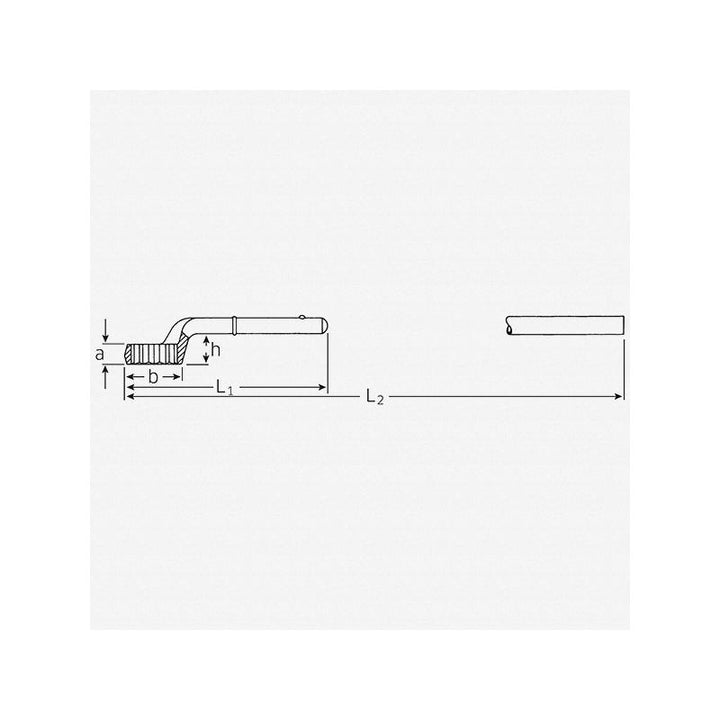 Stahlwille 42020024 Heavy duty ring Spanner, 24 mm