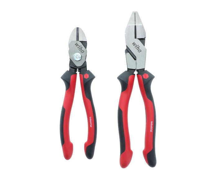Wiha Tools 30972 Industrial SoftGrip Pliers, 2 Pc.