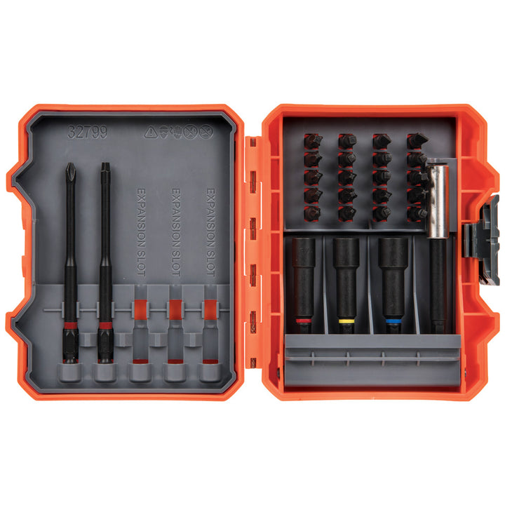 Klein Tools 32799 Pro Impact Power Bit Set, 26 Pieces