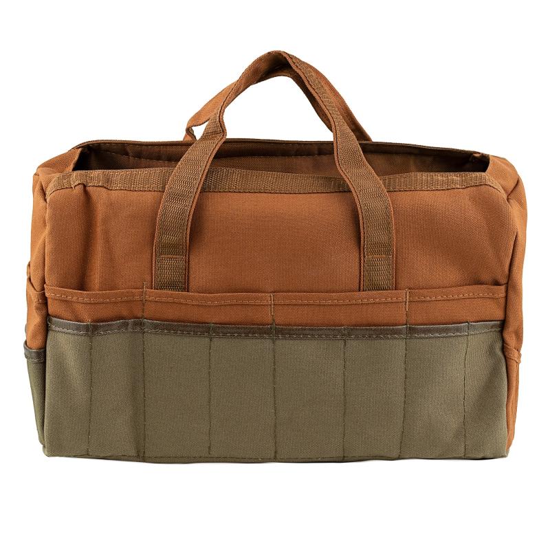 Bucket Boss 60001 Rigger's Bag Duckwear, Brown, Green 30 Pockets