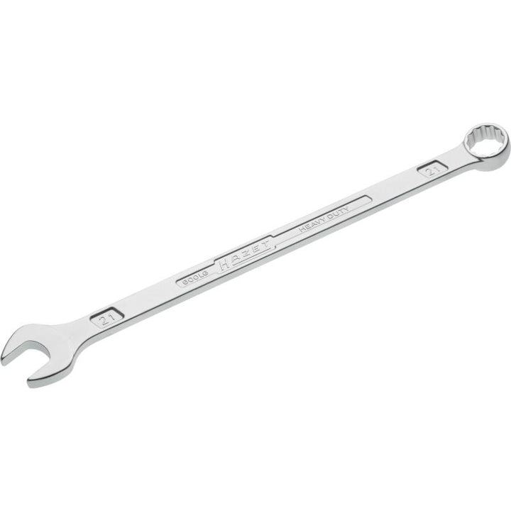 Hazet 600LG-21 Combination Wrench, Extra Long, Slim Design, 21mm