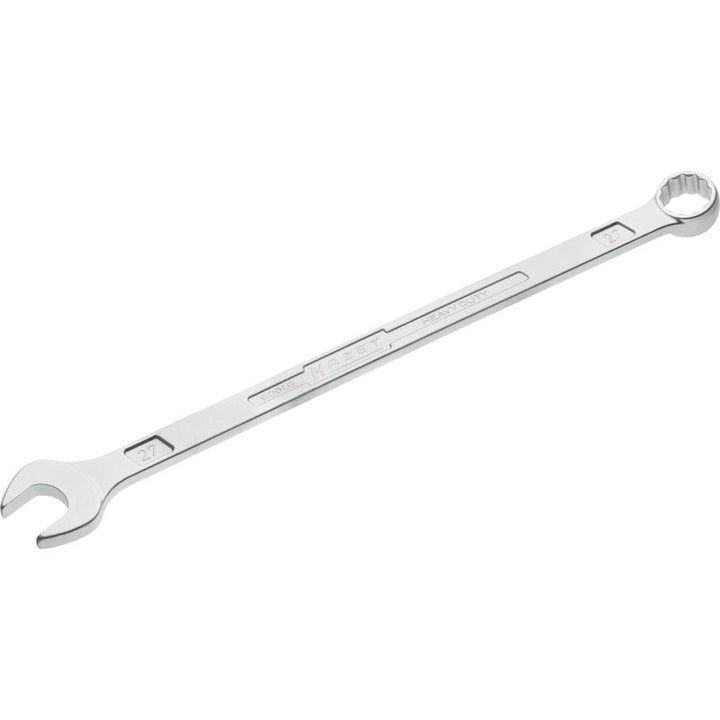 Hazet 600LG-27 Combination Wrench, Extra Long, Slim Design, 27mm