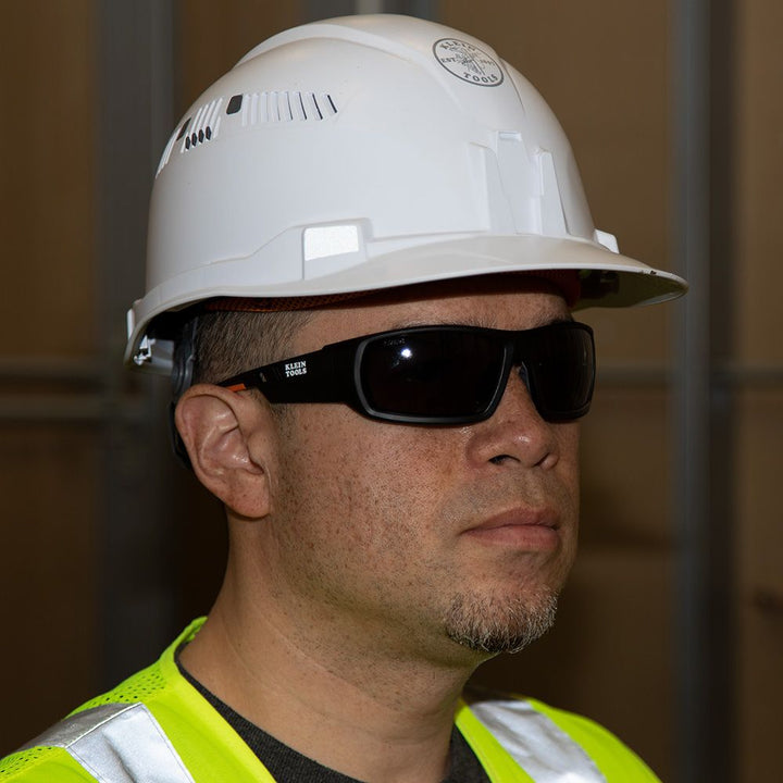 Klein Tools 60471 Professional Full-Frame Gasket Safety Glasses, Gray Lens