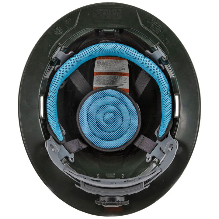 Klein Tools 60345 Hard Hat, Premium KARBN, Non-Vented Full Brim, Class E