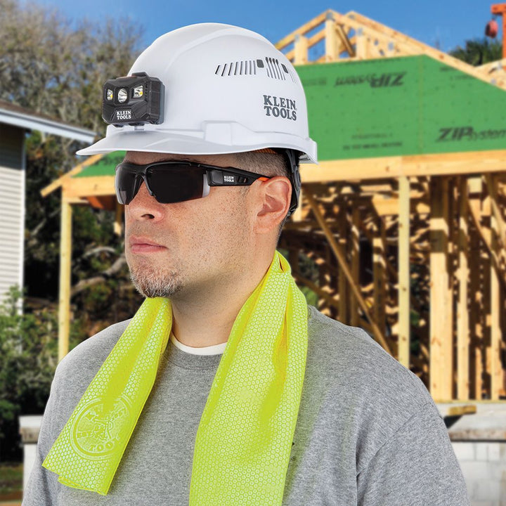 Klein Tools 60486 Cooling PVA Towel, High-Visibility Yellow, 2-Pack