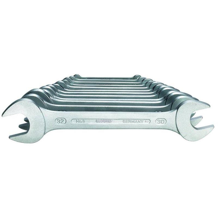 Gedore 6077890 Double Open Ended Spanner Set 12 Pcs 6-32 mm