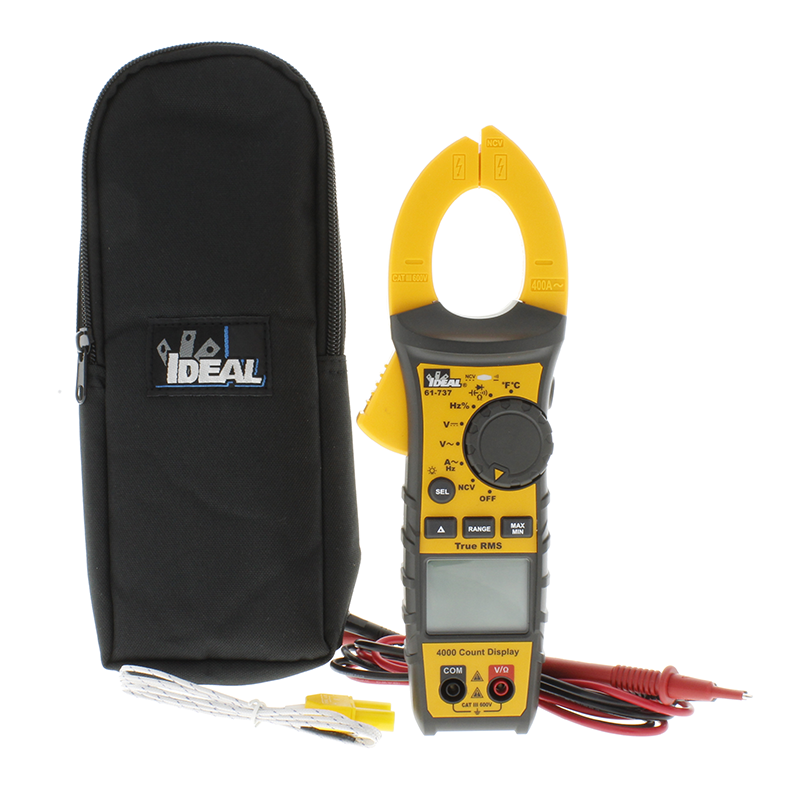 Ideal 61-737 400A AC TRMS Clamp Meter