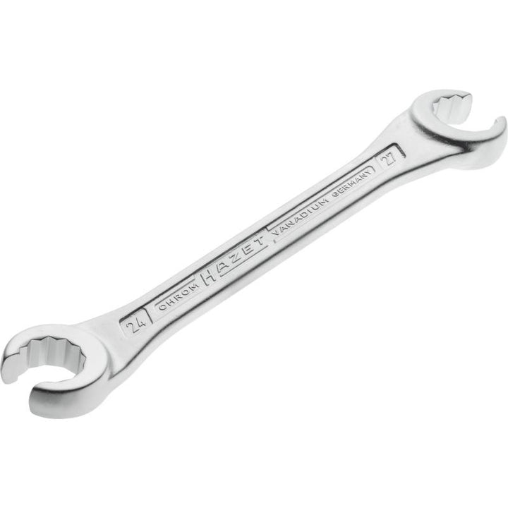 Hazet 612-24X27 Double Box-End Wrench, Open, 12-Point, 24x27mm