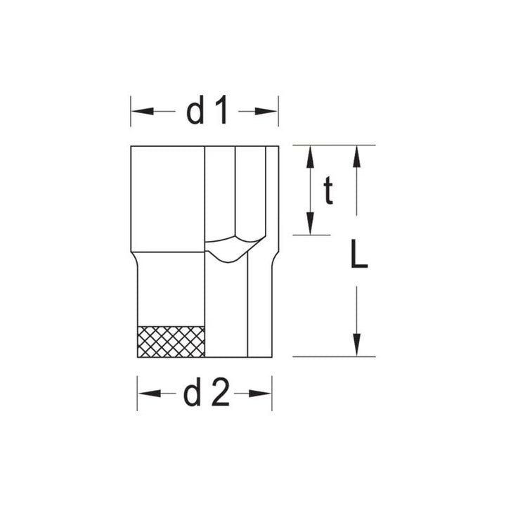 Gedore 6230400 Socket 3/8" Drive Hex 9 mm