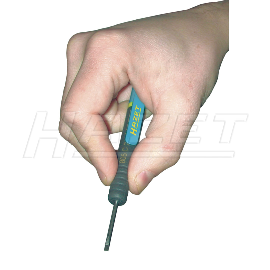 Hazet 805C-25 Slot 0.4 x 2.5 130mm Clip Screwdriver