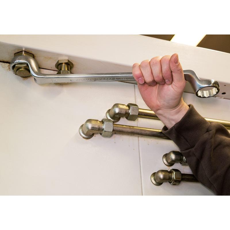 Hazet 630-36X41 Double Box-End Wrench, 12-Point, 36x41mm