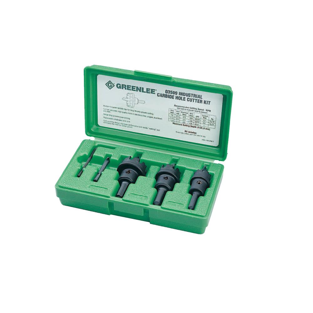 Greenlee 635 Carbide-Tipped Cutter Set