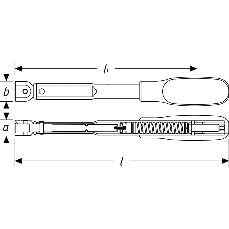 Hazet 6391-10 Torque Wrench, 1-10 Nm, 9x12mm Insert Square