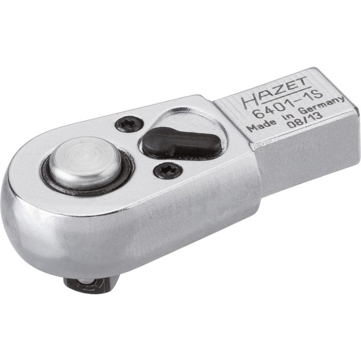 Hazet 6401-1S Insert Reversible Ratchet, 9x12mm Insert Square Drive, 6.3mm (1/4") Square