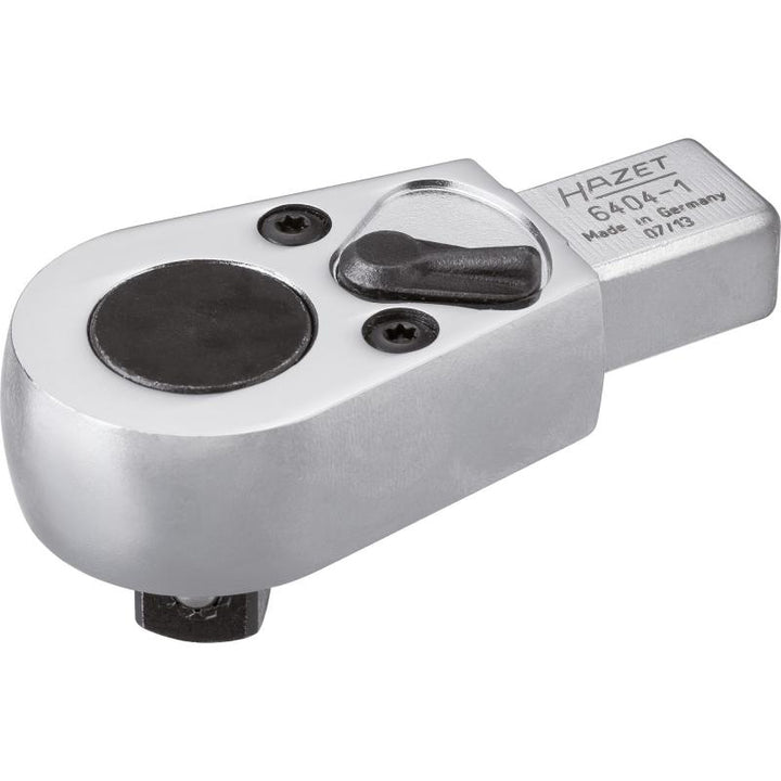 Hazet 6404-1 Insert Reversible Ratchet, 14x18mm Insert Square Drive, 12.5mm (1/2") Square