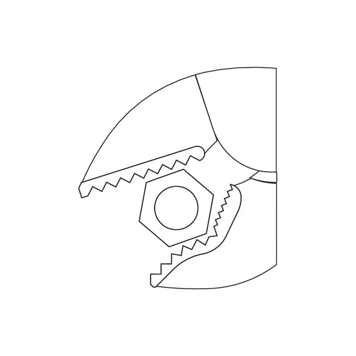 Gedore 6406620 137 Grip Wrench 7 Inch