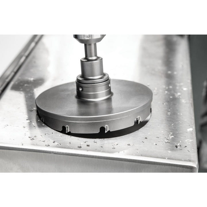 Greenlee 645-4-1/2 Quick-Change Carbide-Tipped Hole Cutter, 4-1/2"