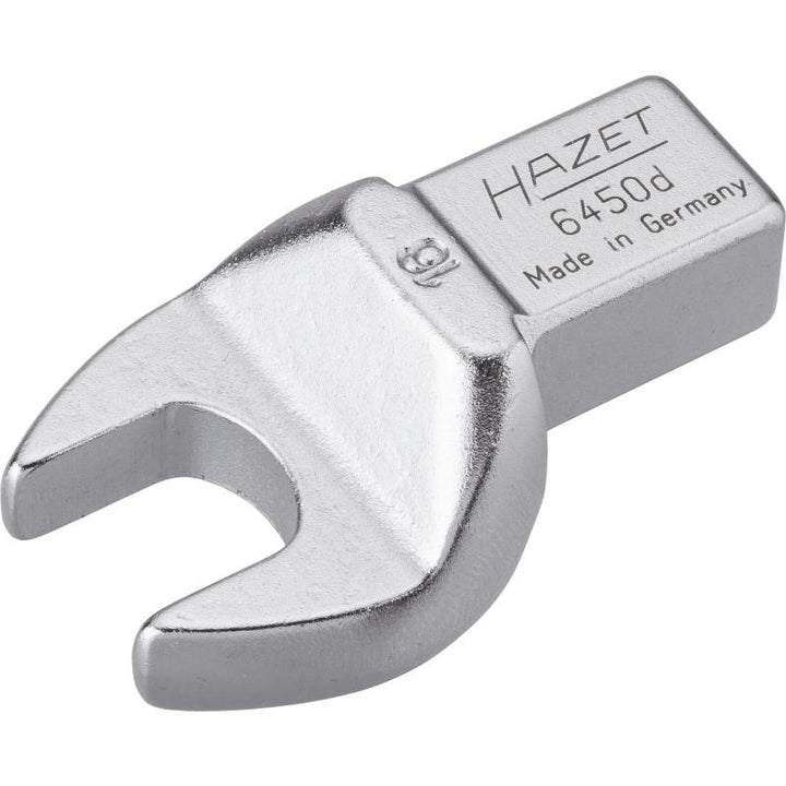 Hazet 6450D-16 Insert Open-End Wrench, 14x18mm Insert Square Drive, 16mm Hex