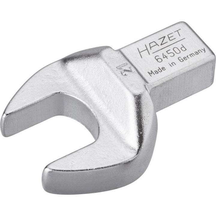Hazet 6450D-21 Insert Open-End Wrench, 14x18mm Insert Square Drive, 21mm Hex