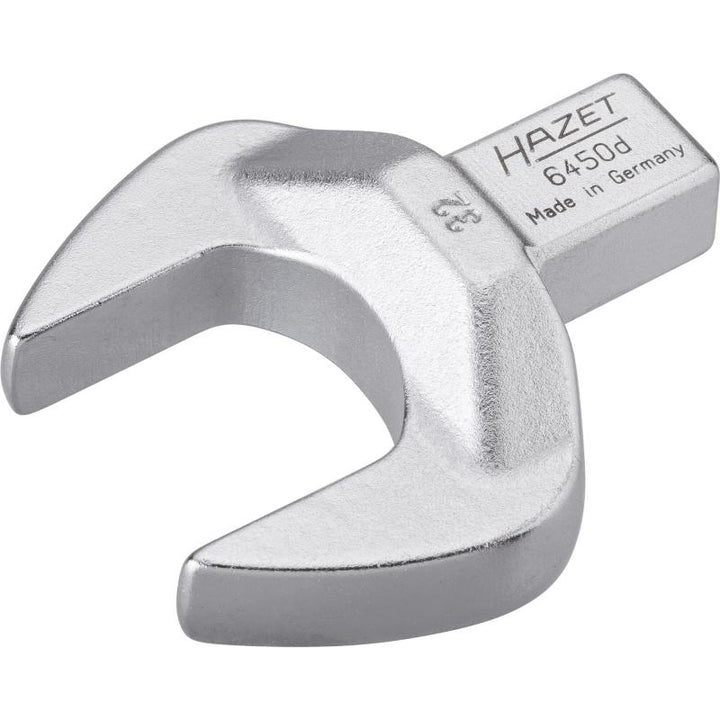 Hazet 6450D-32 Insert Open-End Wrench, 14x18mm Insert Square Drive, 32mm Hex