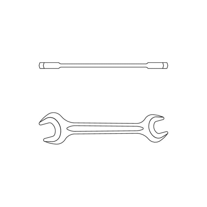 Gedore 6585450 Double open ended spanner 12x14 mm